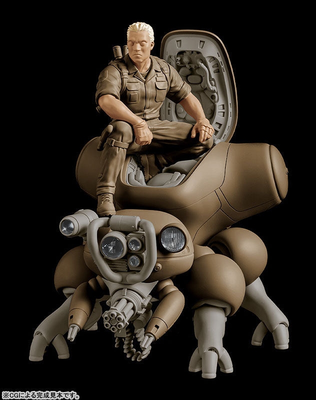 PLAMAX minimum factory MF-95 攻殻機動隊 バトー with フチコマ 1/20 プラモデル