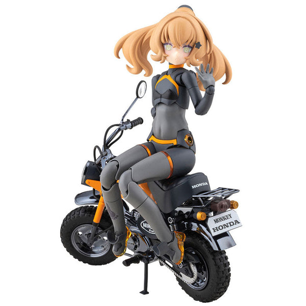 メガミデバイス PUNI☆MOFU レーシングトゥ with Honda Z50J-1 モンキー プラモデル