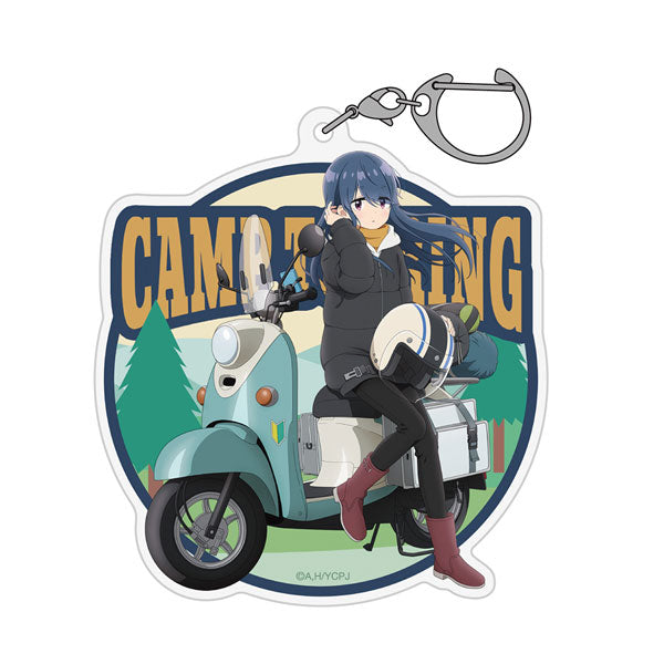 『ゆるキャン△ SEASON3』 描き下ろし 志摩リン アクリルマルチキーホルダー バイクでひといきVer.