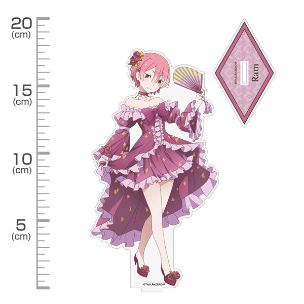 Re：ゼロから始める異世界生活 描き下ろし ラム アクリルスタンド(大) パーティードレスver.